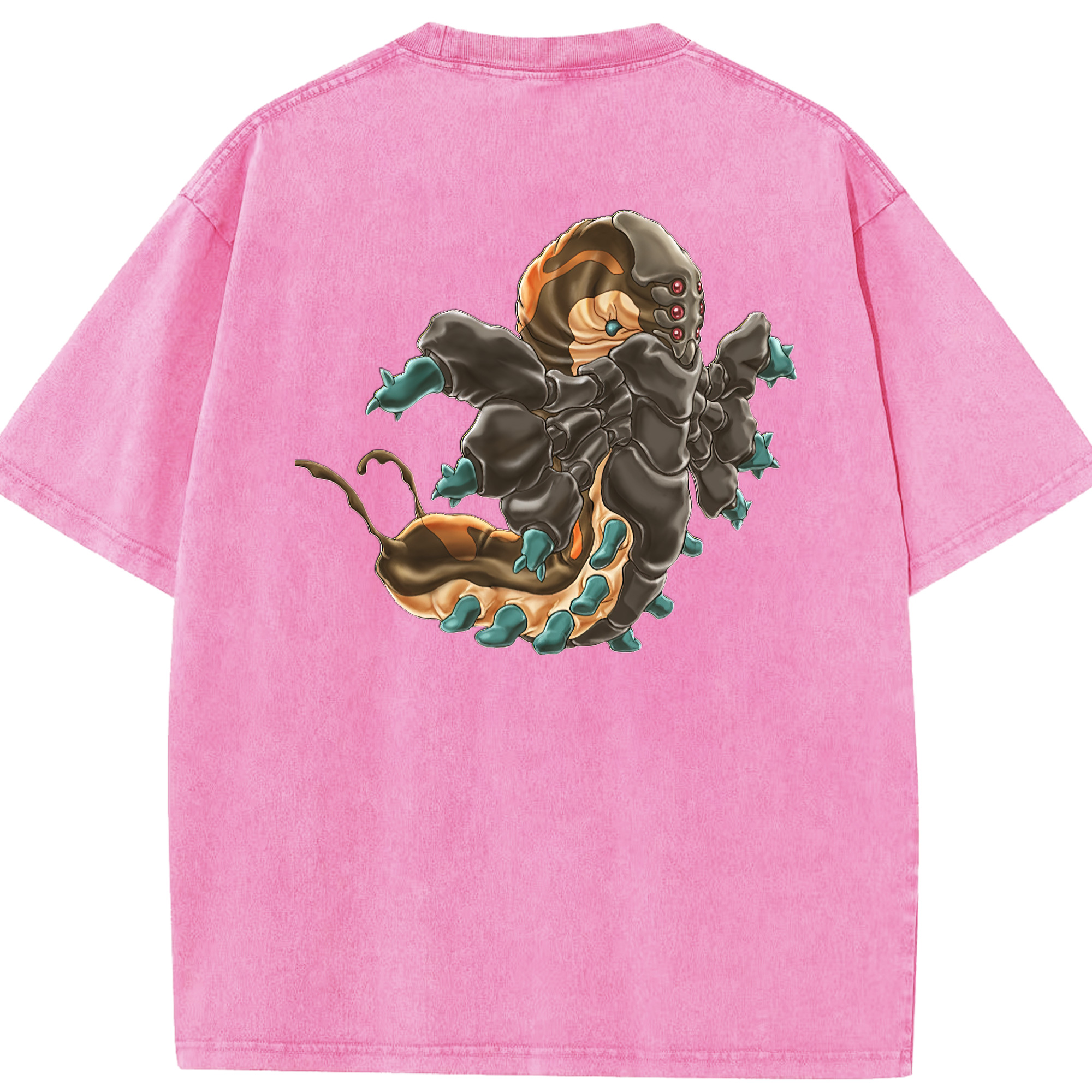 （画像用） 遊☆戯☆王 Yu-Gi-Oh! 綿100% ヴィンテージ風 半袖Tシャツ（背面プリント）